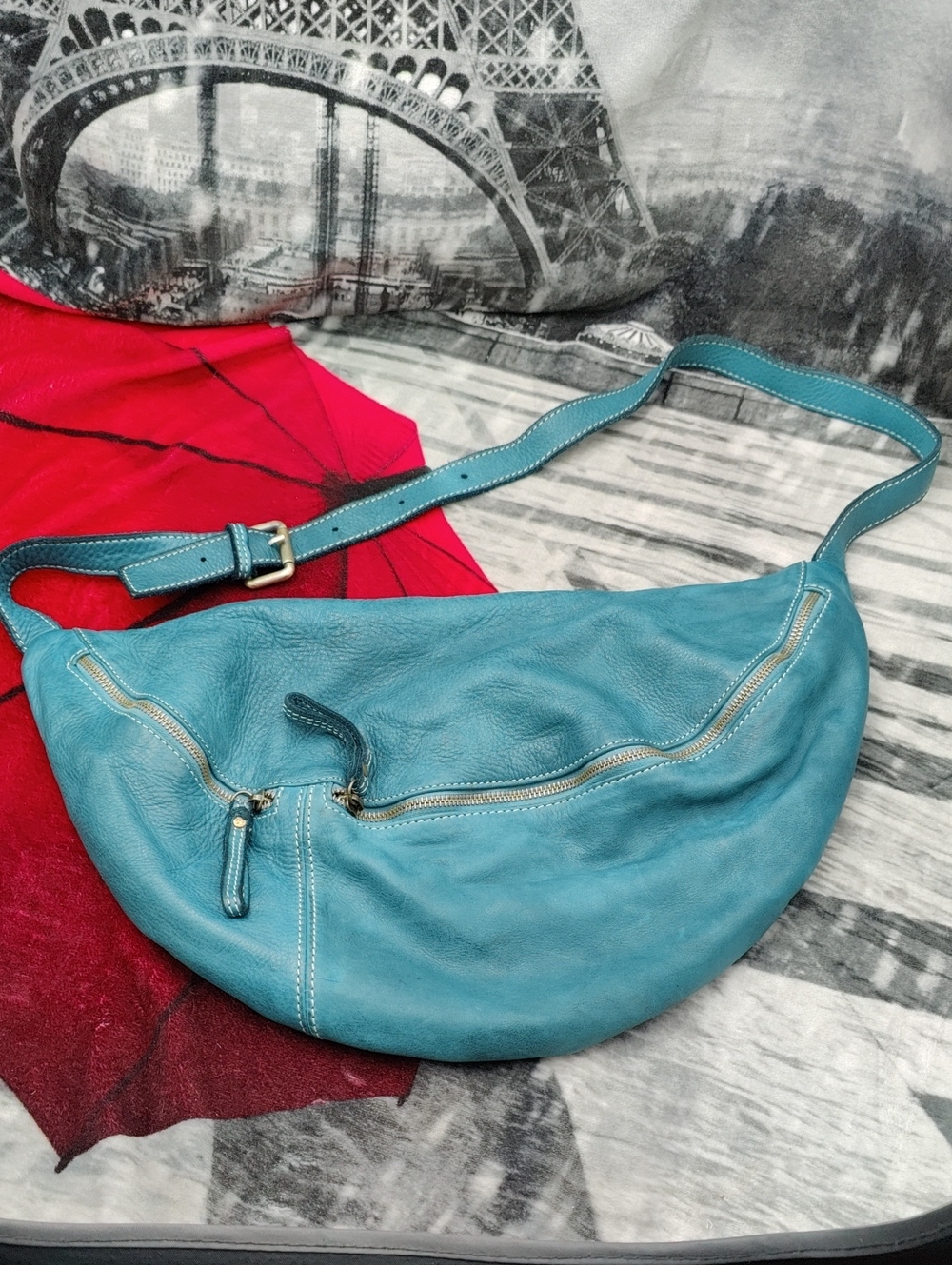 Lusher Green Blue Sling
